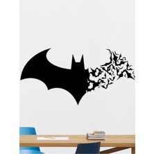 Şık Batman Su Geçirmez Kendinden Yapışkanlı Dekoratif  Duvar Özel Yeni Sticker
