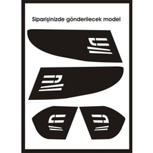 Fluence Için Özel Yeni Uyumlu Aksesuar Stop Farı LED Görünümlü Oto Özel Yeni Sticker