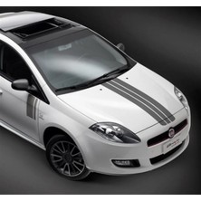 Ön Kaput ve Ön Kapı Üç Şerit Çizgi Sticker Etiket Modeli