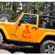 Dakar Kurukafa Offroad Özel Yeni Sticker 45*31CM