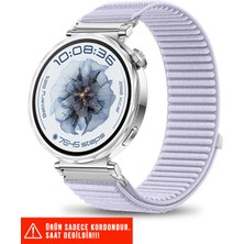 Huawei Watch Gt6 41mm / Gt5 41mm / Gt5 Pro 42mm / Gt4 41mm Uyumlu Spor Cırtlı Naylon Kordon 18mm