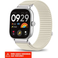 Nezih Case Xiaomi Redmi Watch 4 / 5 / 6 / Band 8 Pro / Uyumlu Hasır Örgü Spor Cırtlı Naylon Kordon 20MM