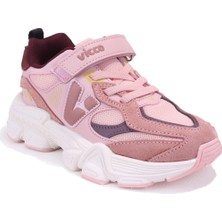Vicco Wild 346F25K200 Pudra Ortopedik Günlük Kız Çocuk Spor Ayakkabı