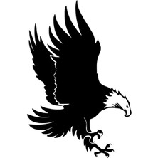 Avcı Kartal Duvar Dekor Sticker 40 x 60 cm