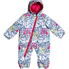 Roxy Rose Jumpsuit I Snsu Kız Çocuk Beyaz Snowboard Tulumu