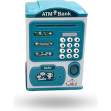 Büro Ev Ofis Çocuk Hediyesi Için Şirin Tasarımlı Şifreli Atm Kumbara