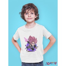 Bumeta Dragon Ball Super Goku Black Chibi Çizgi Film Dizi Çocuk Tişört T-Shirt