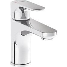 Vitra Root Round A42705 Lavabo Bataryası, Krom