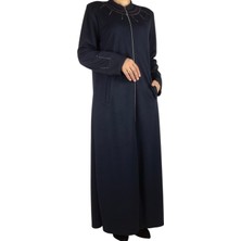 Kadın Hakim Yaka Işlemeli Önü Fermuarlı Kol Ağzı Işlemeli Mevsimlik Ferace