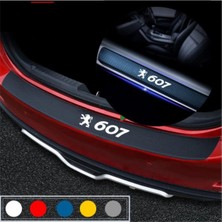 Peugeot 607 Için Özel Yeni Uyumlu Aksesuar Bagaj ve Kapı Eşiği Seti Karbon