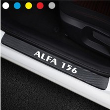 Alfa Romeo 156 Için Özel Yeni Uyumlu Aksesuar Oto Kapı Eşiği Özel Yeni Sticker Karbon 4 Adet