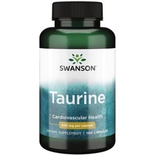 Swanson Taurine 500 Mg 100 Kapsül