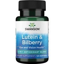Swanson Lutein & Bilberry 120 Softgels