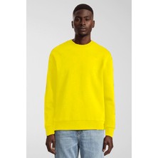 Erkek Bisiklet Yaka Rahat Kalıp 3 Iplik Içi Polarlı Kalın Sweatshirt SPR24SW36