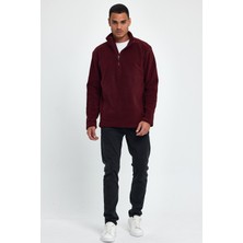 Süperlife Erkek Rahat Kalıp Softech Polar Yarım Fermuarlı Sweatshırt SPR24PW20