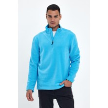 Süperlife Erkek Rahat Kalıp Softech Polar Yarım Fermuarlı Sweatshırt SPR24PW20