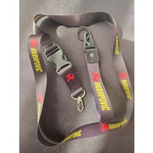 Akrapoviç 2'li Set Siyah Anahtarlık