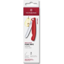 Victorinox 6.7801.FC1 Swiss Classic 11CM Katlanır Piknik Bıçağı, Kırmızı