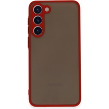 Zengezur Newface Samsung Galaxy S23 Plus Kılıf Montreal Silikon Kapak - Kırmızı