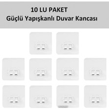 10 Lu Güçlü Kendinden Yapışkanlı Kancalar Köşe Rafı Banyo Rafı Duş Rafı Kancası Gri Tr
