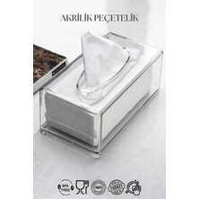 Şeffaf Akrilik Peçetelik 12,5X22 cm