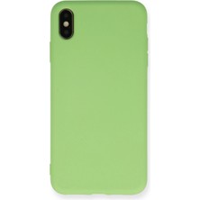 Zengezur Newface Iphone Xs Max Kılıf Nano Içi Kadife Silikon - Açık Yeşil