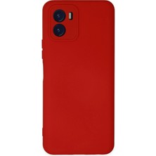 Zengezur Newface Vivo Y15S Kılıf Nano Içi Kadife Silikon - Kırmızı