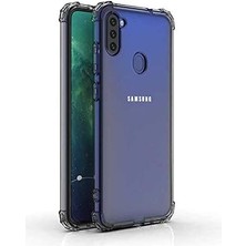 Samsung Galaxy A11 Darbe Emici Şeffaf Silikon Kılıf