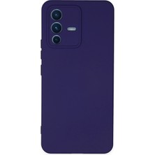 Zengezur Newface Vivo V23 5g Kılıf Nano Içi Kadife Silikon - Mor