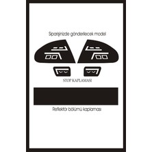 Lantis Için Özel Yeni Uyumlu Aksesuar Stop Farı Kaplama LED Görünümlü