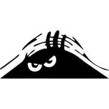 Öfkeli Bakış Tasarım Oto Stıcker 5*20 cm