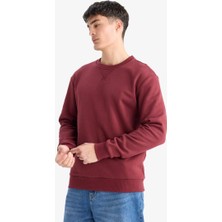 Defacto Erkek  Sweat T3777AZ/BR194 Bordeaux