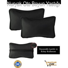 Honda Civic Ek 1996-2001 - Hatchback Oto Koltuk Düz Renk Boyun Yastığı 2 Adet