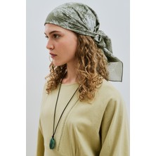 Desenli Pamuklu Şal Agatha Bej