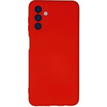 Zengezur Newface Samsung Galaxy A04S Kılıf Nano Içi Kadife Silikon - Kırmızı