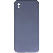 Zengezur Newface Xiaomi Redmi 9A Kılıf Nano Içi Kadife Silikon - Gri