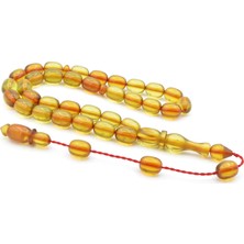 Usta Işi Kapsül Kesim Günlük Boy Açık Yeşil Sıkma Kehribar Tesbih