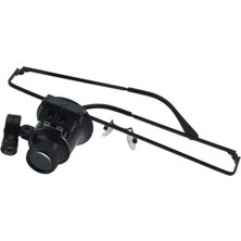 Gözlük Model 20X16MM Optik Lens LED Işık Monoküler Büyüteç