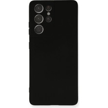 Zengezur Newface Samsung Galaxy S21 Ultra Kılıf Nano Içi Kadife Silikon - Siyah