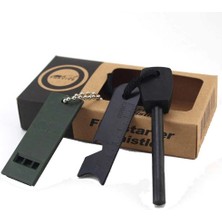 Survive Magnezyum Çubuğu Ateş Başlatıcı Çakmak Taşı