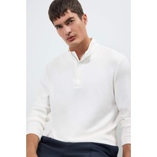DeFacto Regular Fit Dik Yaka Yarım Fermuarlı Sweatshirt F2821AX25AU