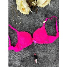 Barbie Pembe Double Push-Up Dantelli Ithal SÜTYEN-244