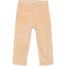 Hellobaby Erkek Bebek Hello Cute Bear Pantolon Kadife Ribanalı Paça