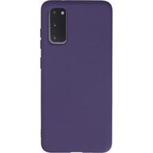 Zengezur Newface Samsung Galaxy S20 Kılıf Nano Içi Kadife Silikon - Mor