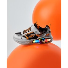 Skechers Light Storm 3 Büyük Erkek Çocuk Gri Işıklı Spor Ayakkabı 400151L Slbk