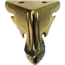 Kelebek Sandık Ayağı, Kutu Ayak 3,5 cm - Sarı, 50 Adet