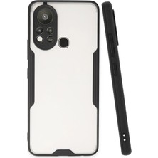 Zengezur Newface Infinix Hot 11S Kılıf Platin Silikon - Siyah