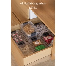 Bemy Çarşı 6’lı Şeffaf Saklama Kutusu & Düzenleme Kutusu 1,75 Lt