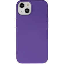 Zengezur Newface Iphone 14 Plus Kılıf Nano Içi Kadife Silikon - Mor