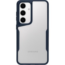 Samsung Galaxy S24 Kılıf Darbe Önleyici Kenar Renkli Silikon Kapak